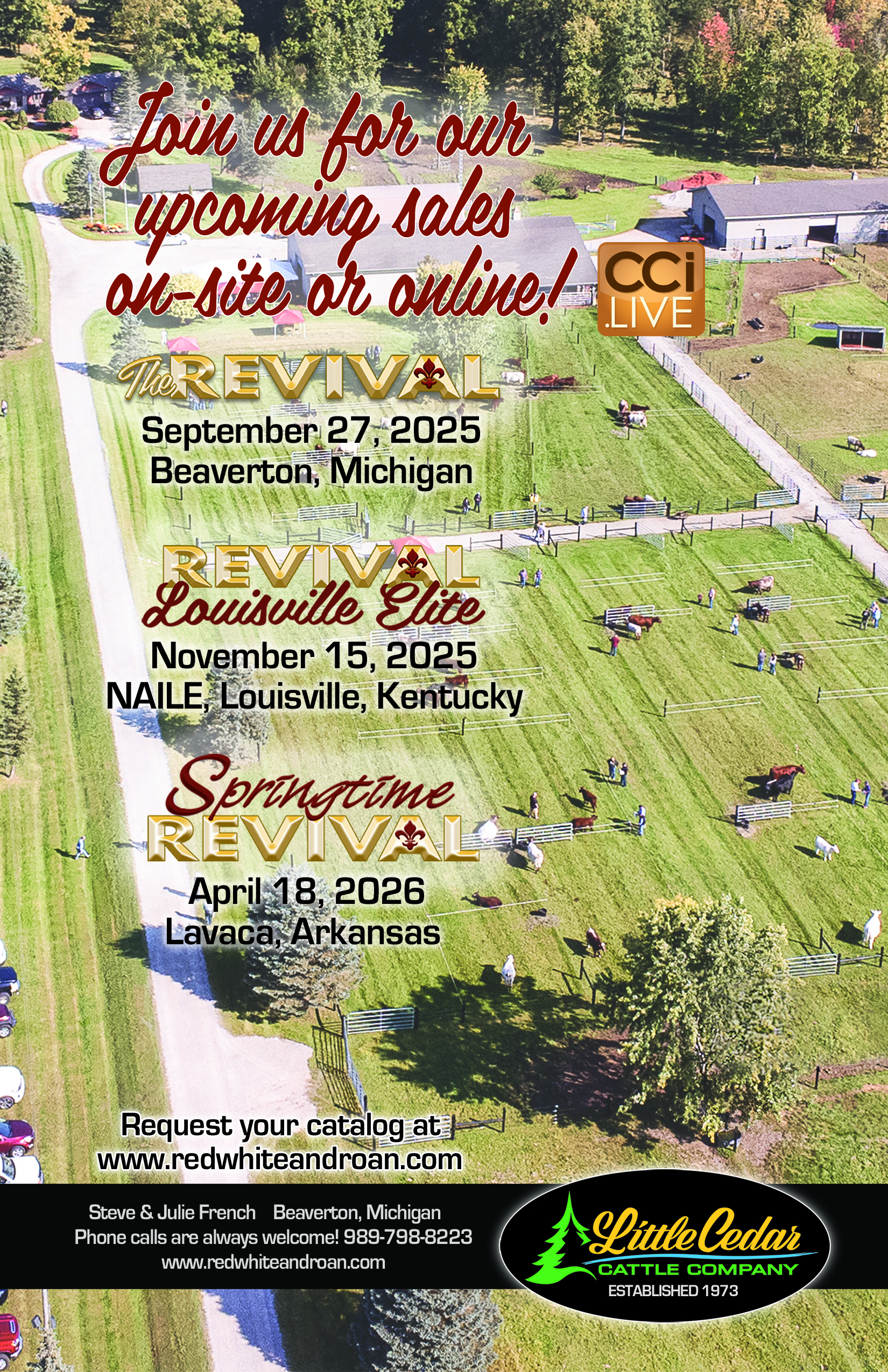 Little Cedar Cattle Company Revival Sale
